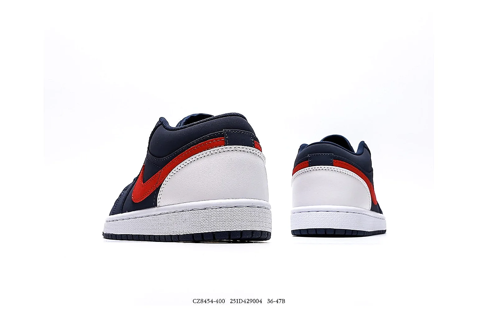 kakosheetbase.com Air Jordan Navy Red Jordan 1 Low 7547 Navy Red low-top product image thumbnail 5