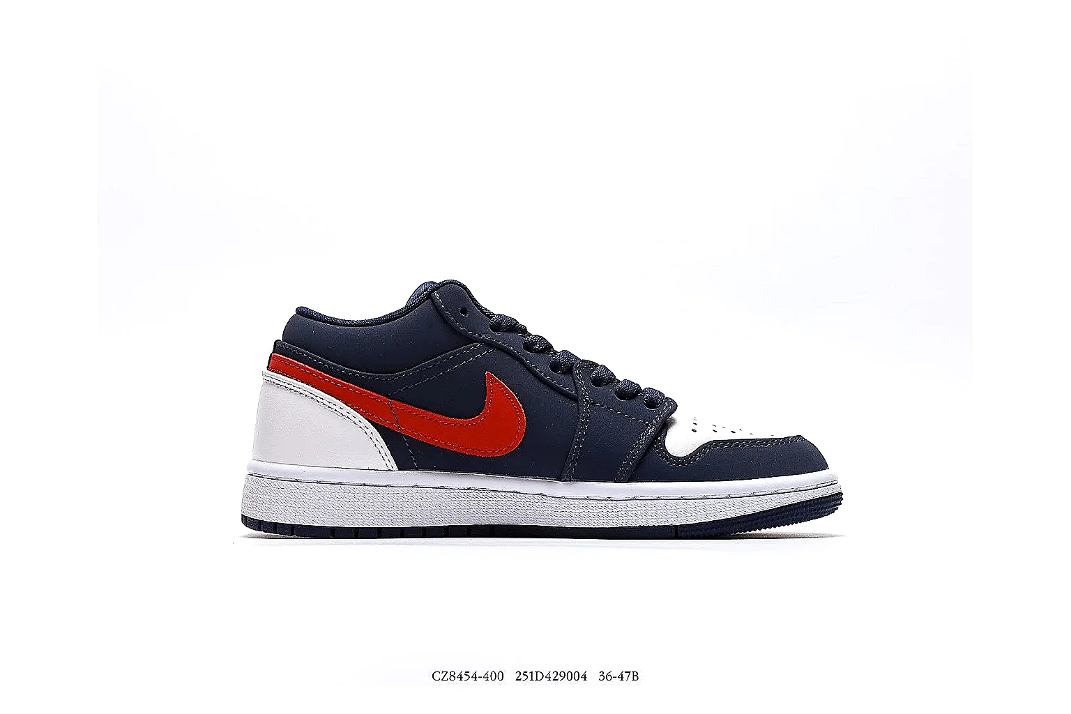 kakosheetbase.com Air Jordan Navy Red Jordan 1 Low 7547 Navy Red low-top product image thumbnail 6