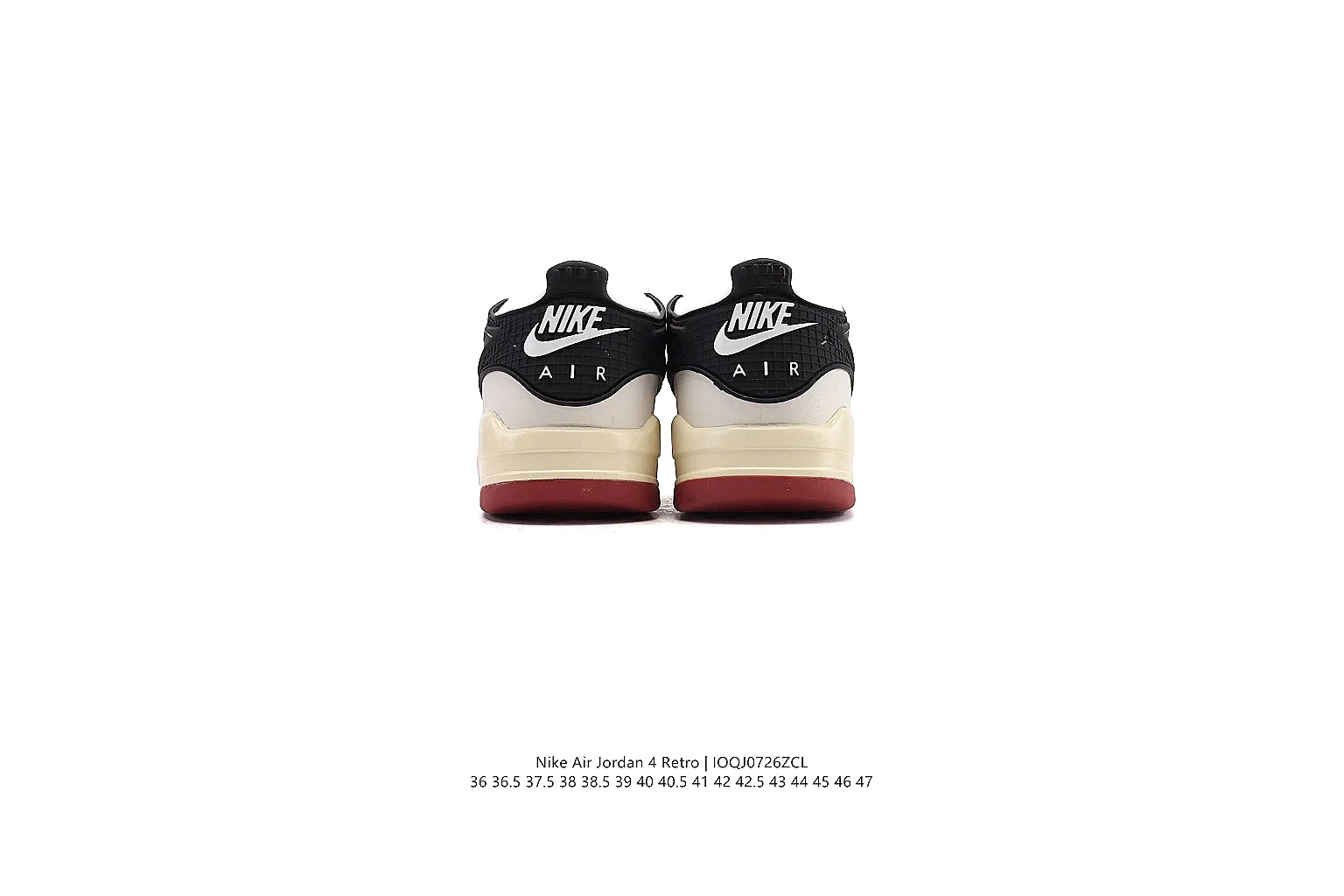 kakosheetbase.com Air Jordan Black Cream Jordan 4 1121 Black Cream mid-top product image thumbnail 4