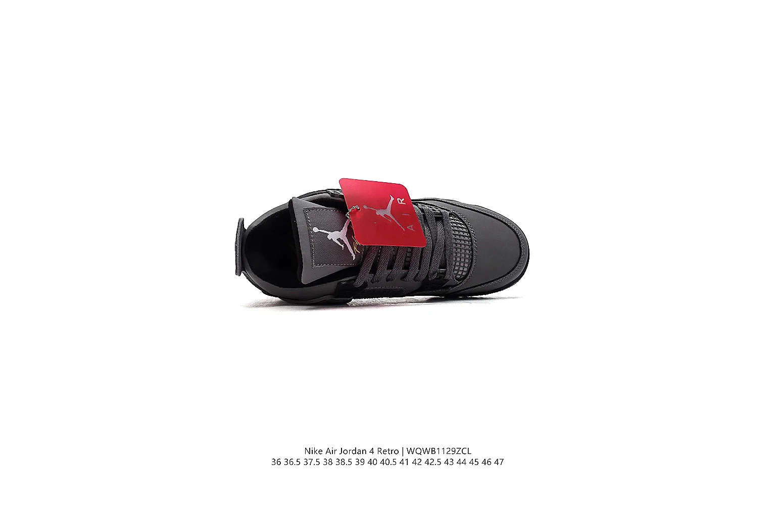 kakosheetbase.com Air Jordan Black Red Jordan 4 0328 Black Red mid-top product image thumbnail 3