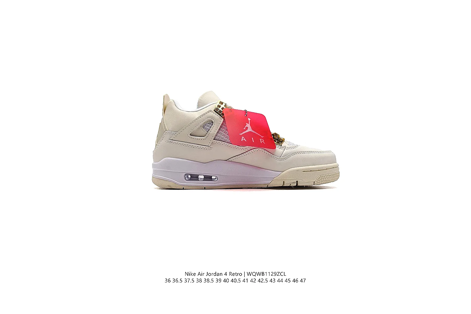 kakosheetbase.com Air Jordan White Red Jordan 4 0331 White Red mid-top product image thumbnail 2