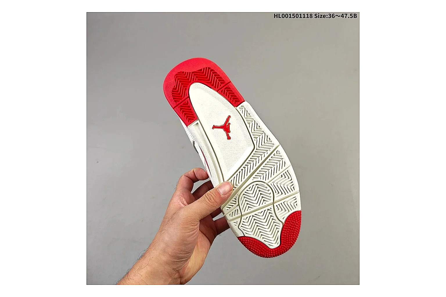 kakosheetbase.com Air Jordan White Red Jordan 4 9588 White Red mid-top product image thumbnail 5