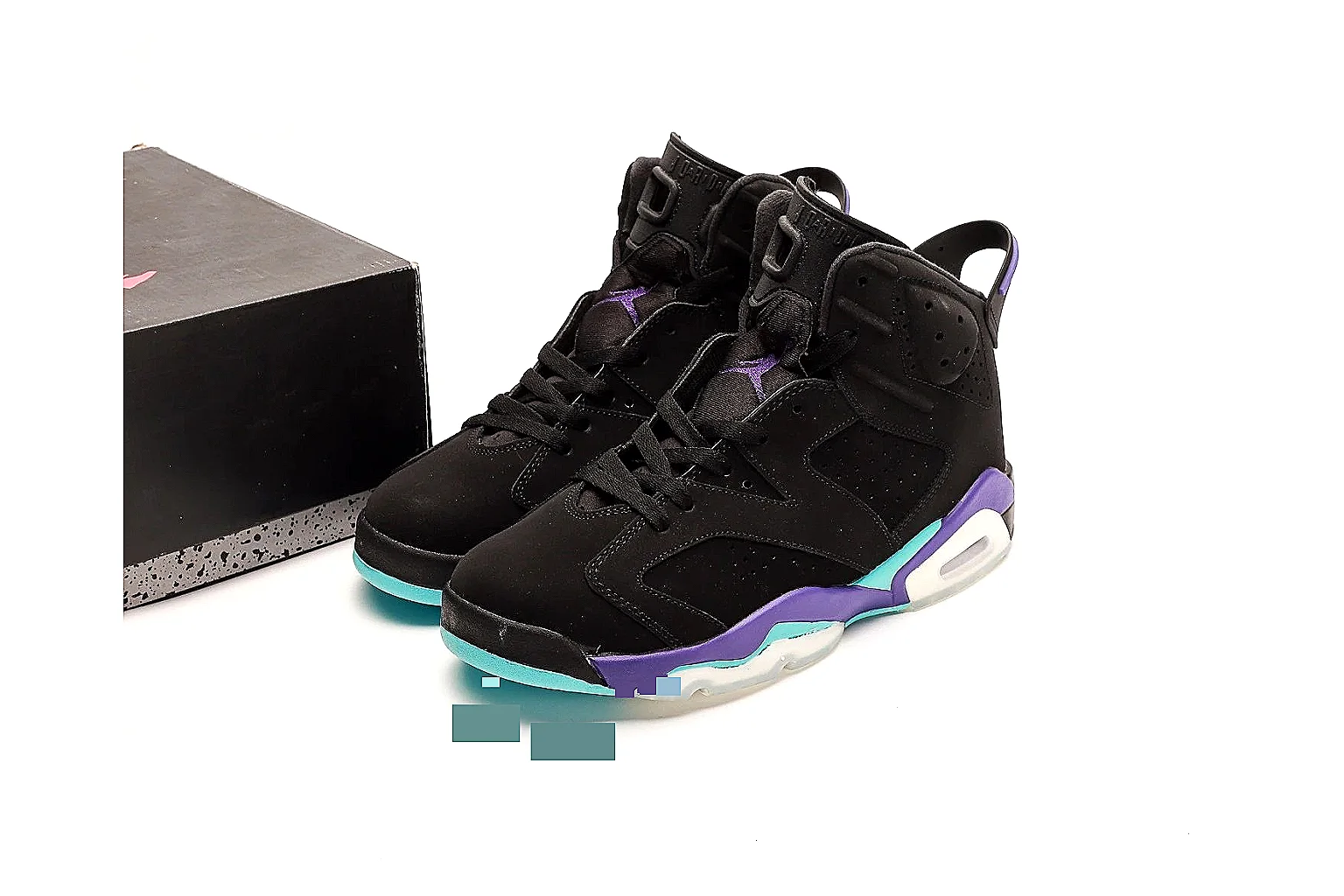 kakosheetbase.com Air Jordan Black Purple Jordan 6 0872 Black Purple high-top product image