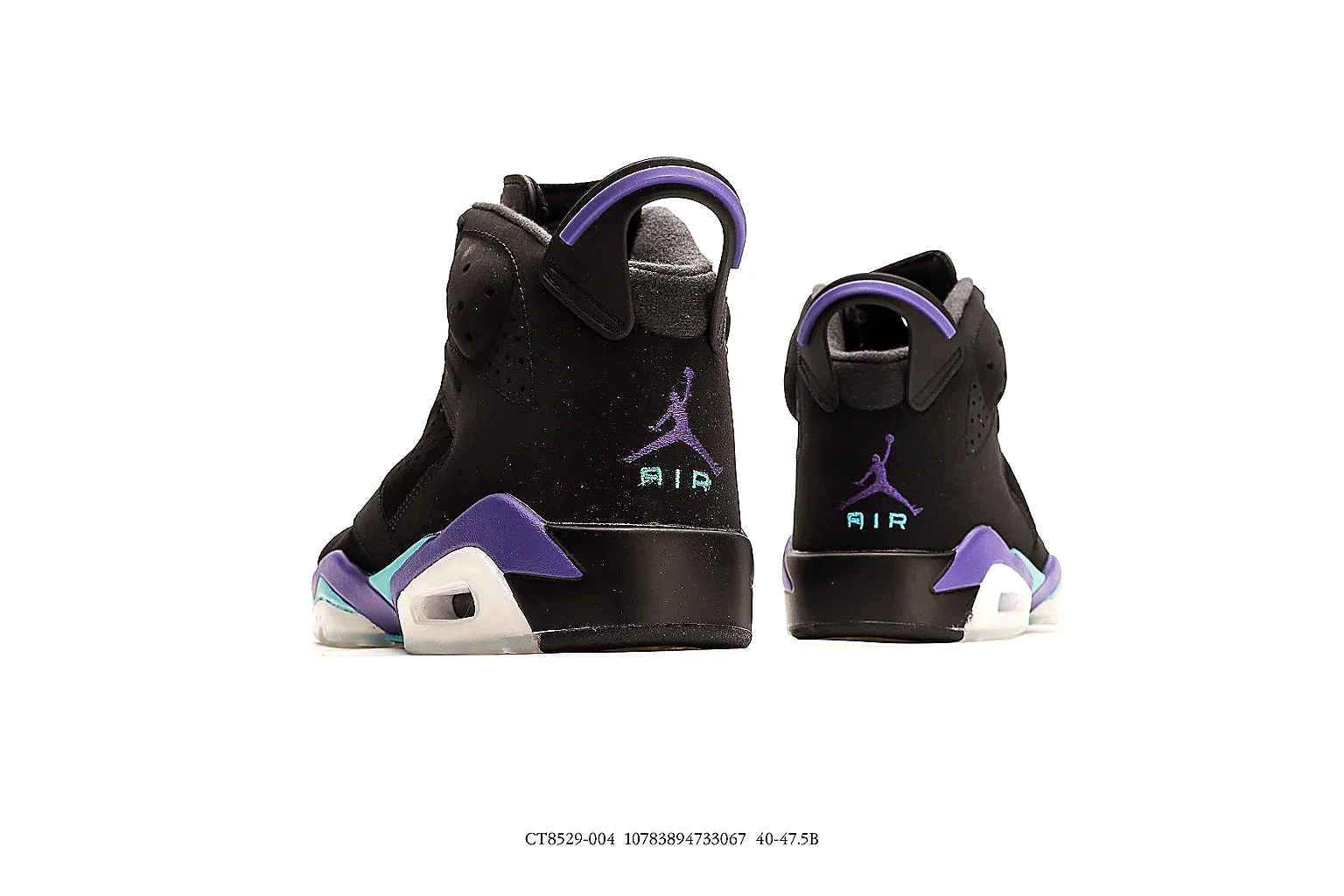 kakosheetbase.com Air Jordan Black Purple Jordan 6 0872 Black Purple high-top product image thumbnail 6