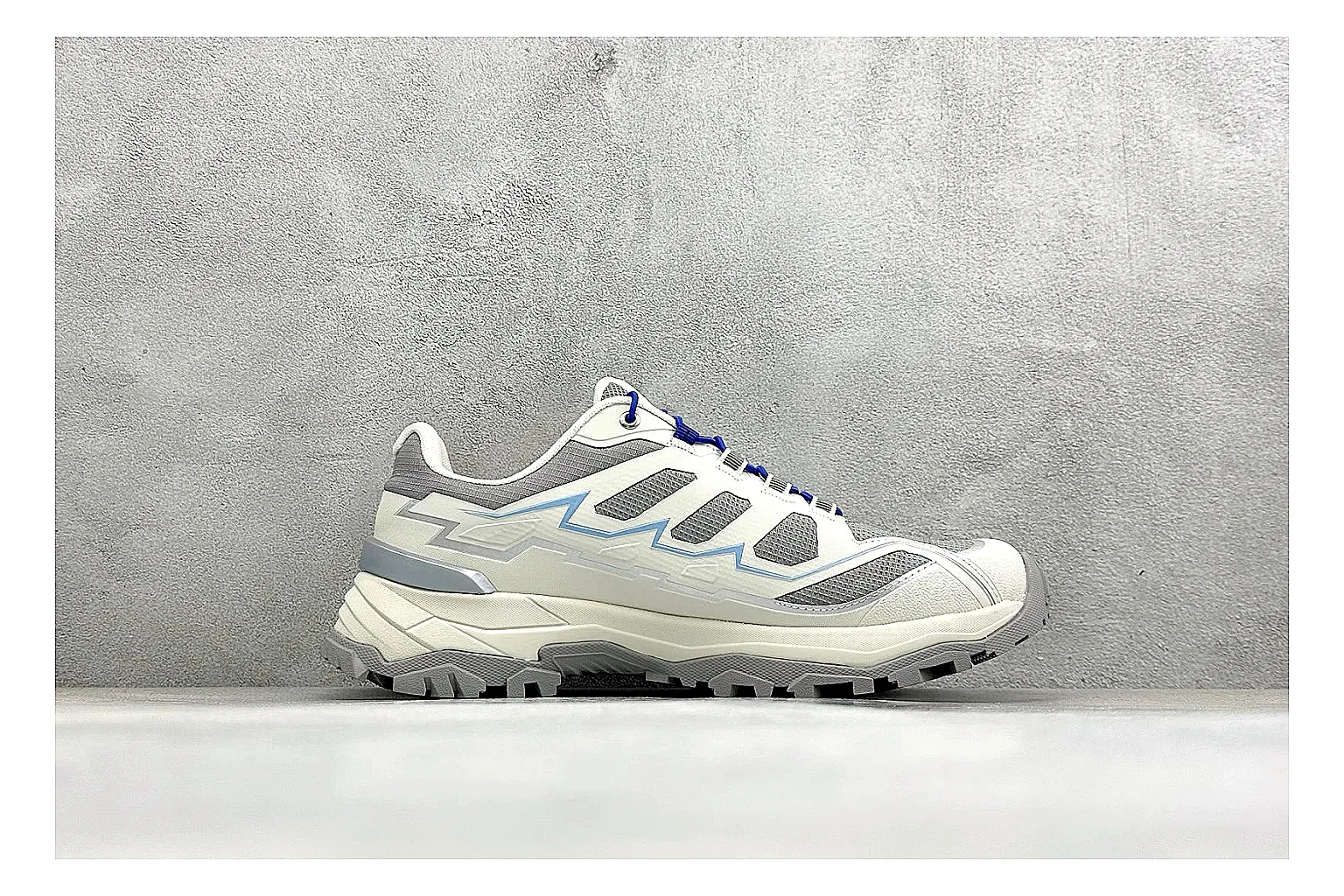 Kailas Fuga 5 White Blue spreadsheet record photo showing white trail upper, blue accents, Vibram outsole, and protective technical running build thumbnail 6