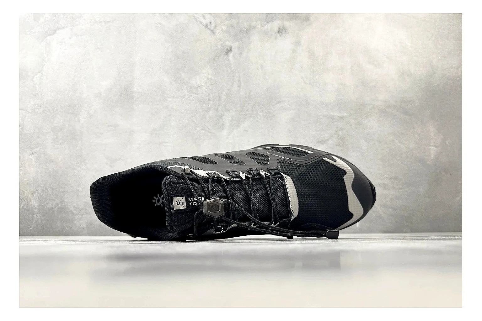 Kailas Fuga Black Vibram spreadsheet record photo showing black trail upper, Vibram outsole, reinforced overlays, and rugged outdoor running shape thumbnail 2
