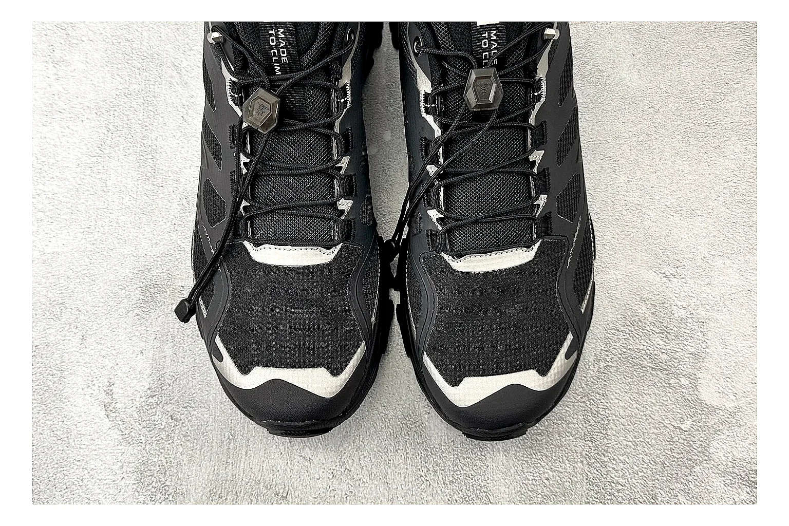 Kailas Fuga Black Vibram spreadsheet record photo showing black trail upper, Vibram outsole, reinforced overlays, and rugged outdoor running shape thumbnail 5