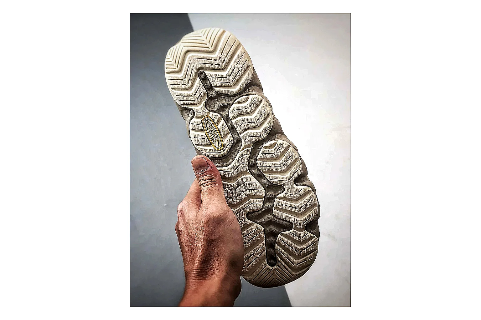 KEEN Jasper Sandal Gray Beige spreadsheet record photo showing gray beige suede-mesh upper, protective toe area, sandal-style openings, and trail-ready sole thumbnail 5