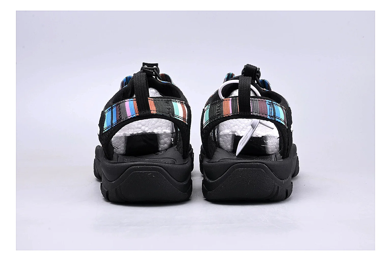 KEEN Zerraport Black Iridescent Sheetbase record image with black iridescent zerraport outdoor sandal with mixed upper and sandal shape thumbnail 3