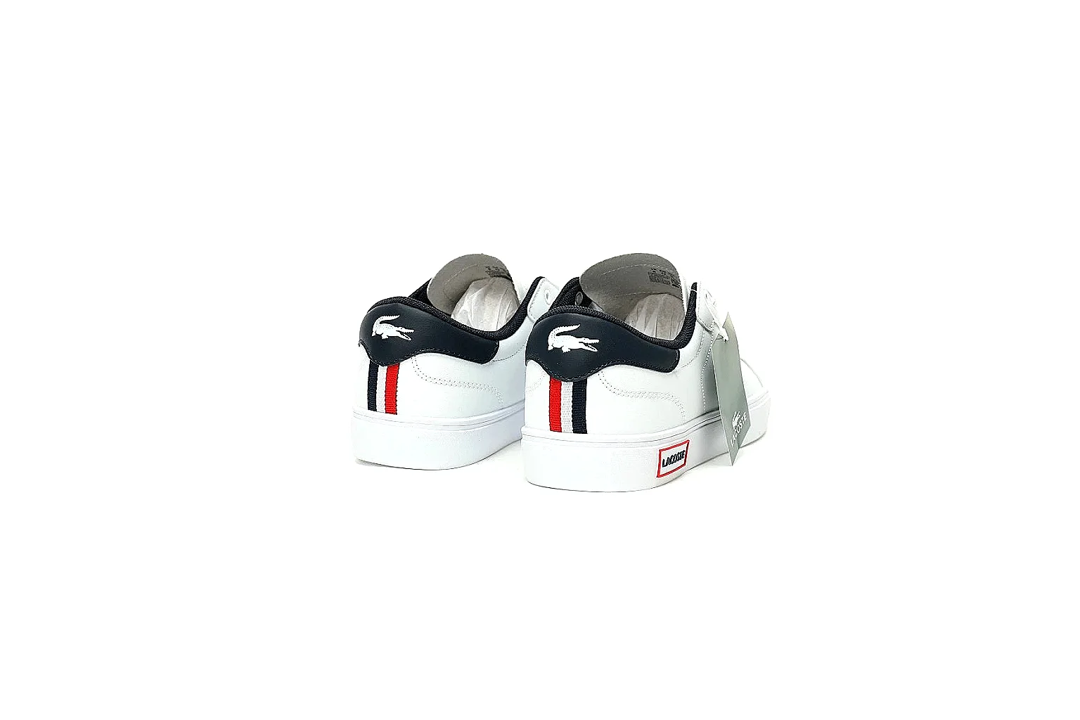 kakosheetbase.com Lacoste White Logo Low Top 0284 White low-top product image thumbnail 5