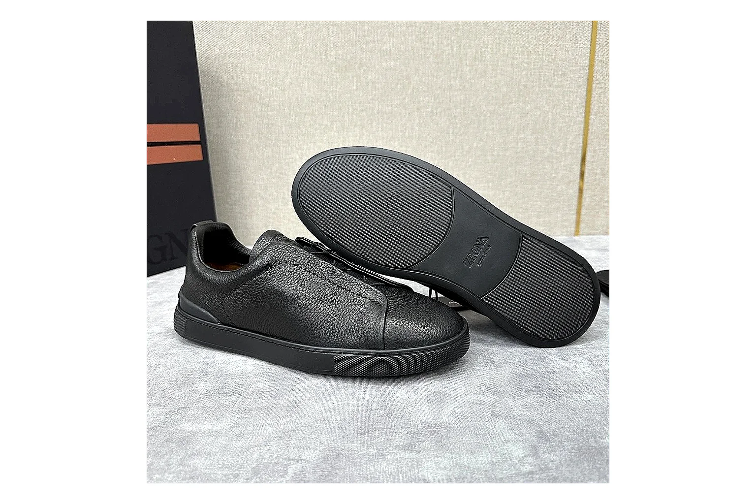 kakosheetbase.com Black Leather Loafer Loafer spreadsheet record six-photo gallery