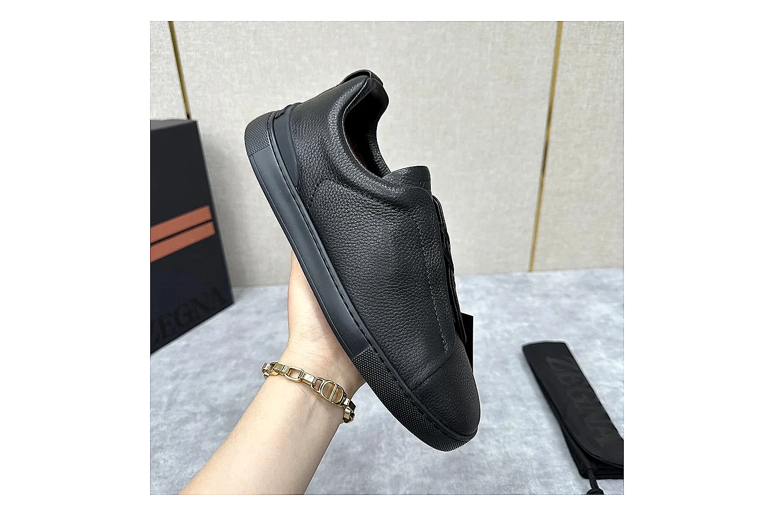kakosheetbase.com Black Leather Loafer Loafer spreadsheet record six-photo gallery thumbnail 5