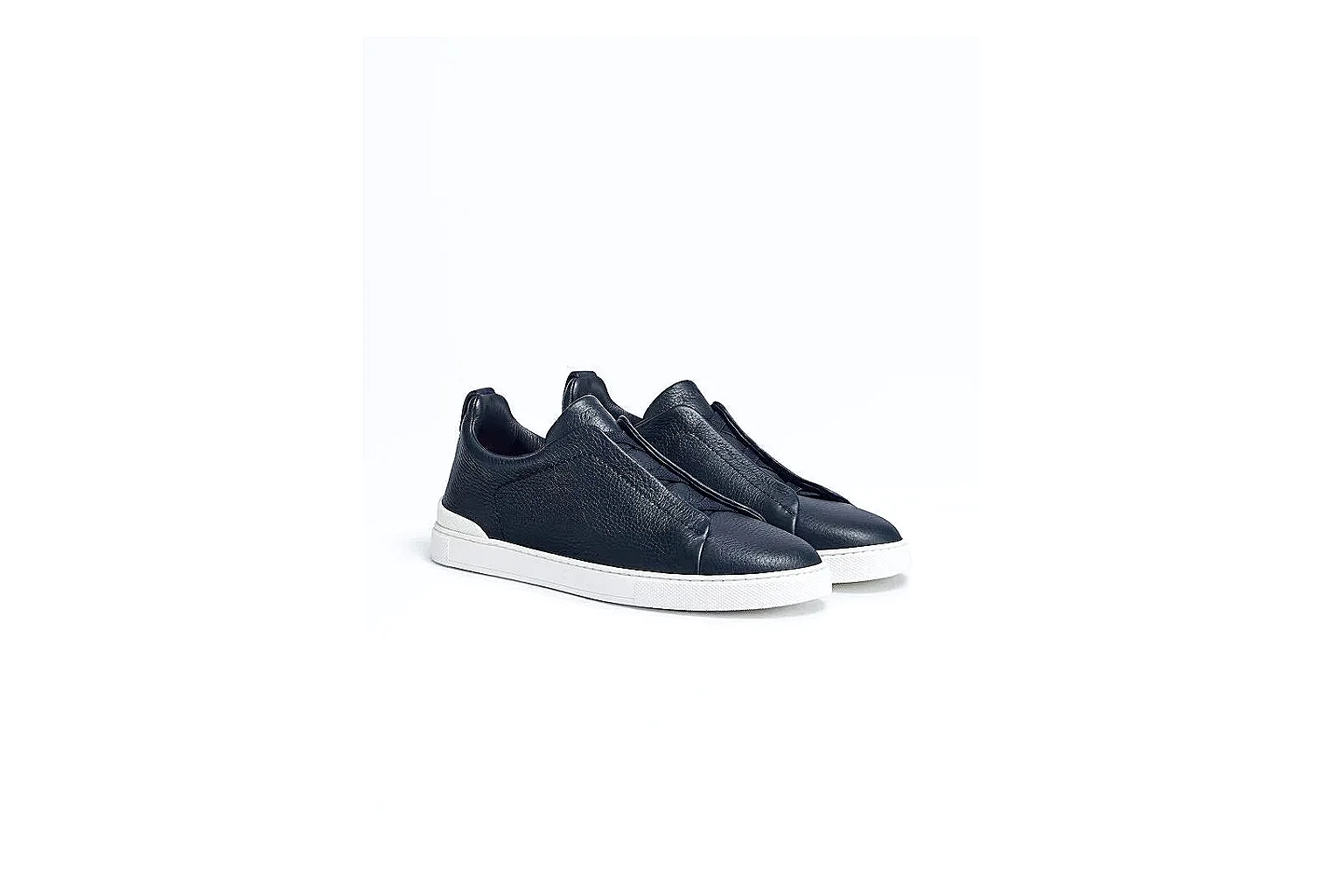 kakosheetbase.com Navy White Leather Loafer Loafer spreadsheet record six-photo gallery thumbnail 6
