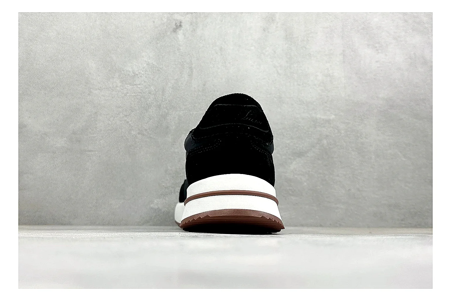 Loro Piana Week-End Black spreadsheet record image showing black suede upper, low casual profile, striped midsole accent, and soft everyday shape thumbnail 3