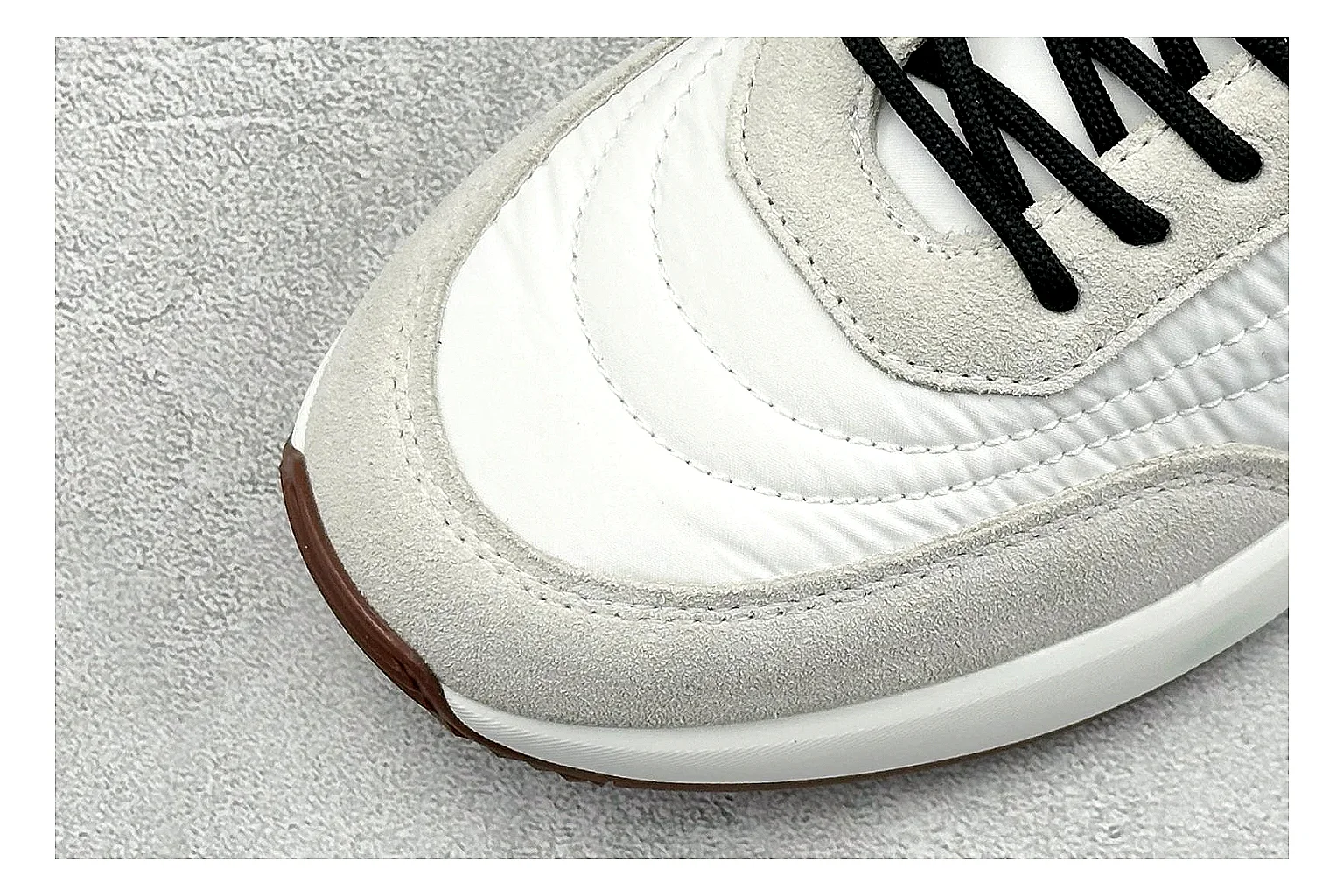 Loro Piana Week-End White spreadsheet record image showing white leather upper, gum outsole, low clean profile, and restrained casual detailing thumbnail 5
