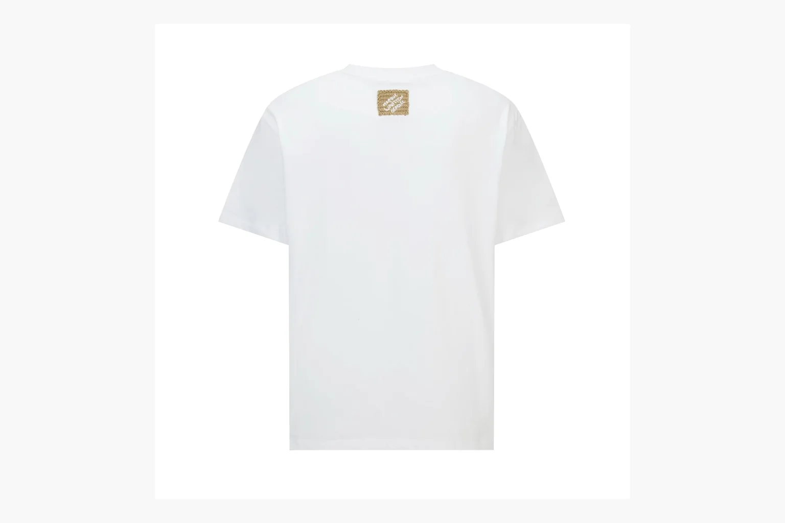 White LV raffia logo tee spreadsheet product record thumbnail 6