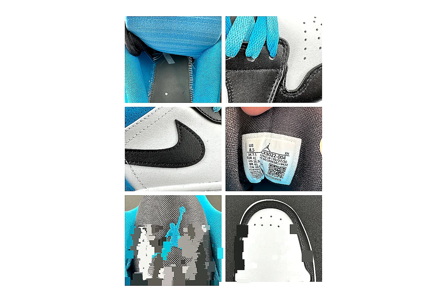 kakosheetbase.com Black Cyan Low Top Runner Low Top spreadsheet record six-photo gallery thumbnail 6