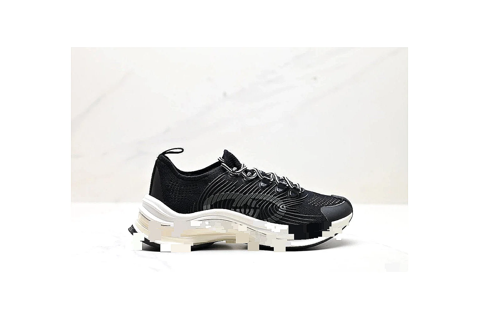 kakosheetbase.com Black White Low Top Runner Low Top spreadsheet record six-photo gallery thumbnail 2