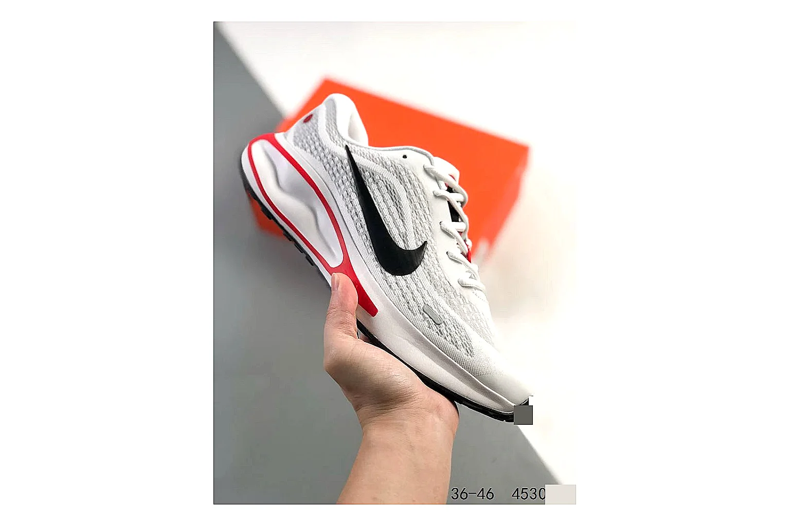 kakosheetbase.com Gray Red Low Top Runner Low Top spreadsheet record six-photo gallery thumbnail 2