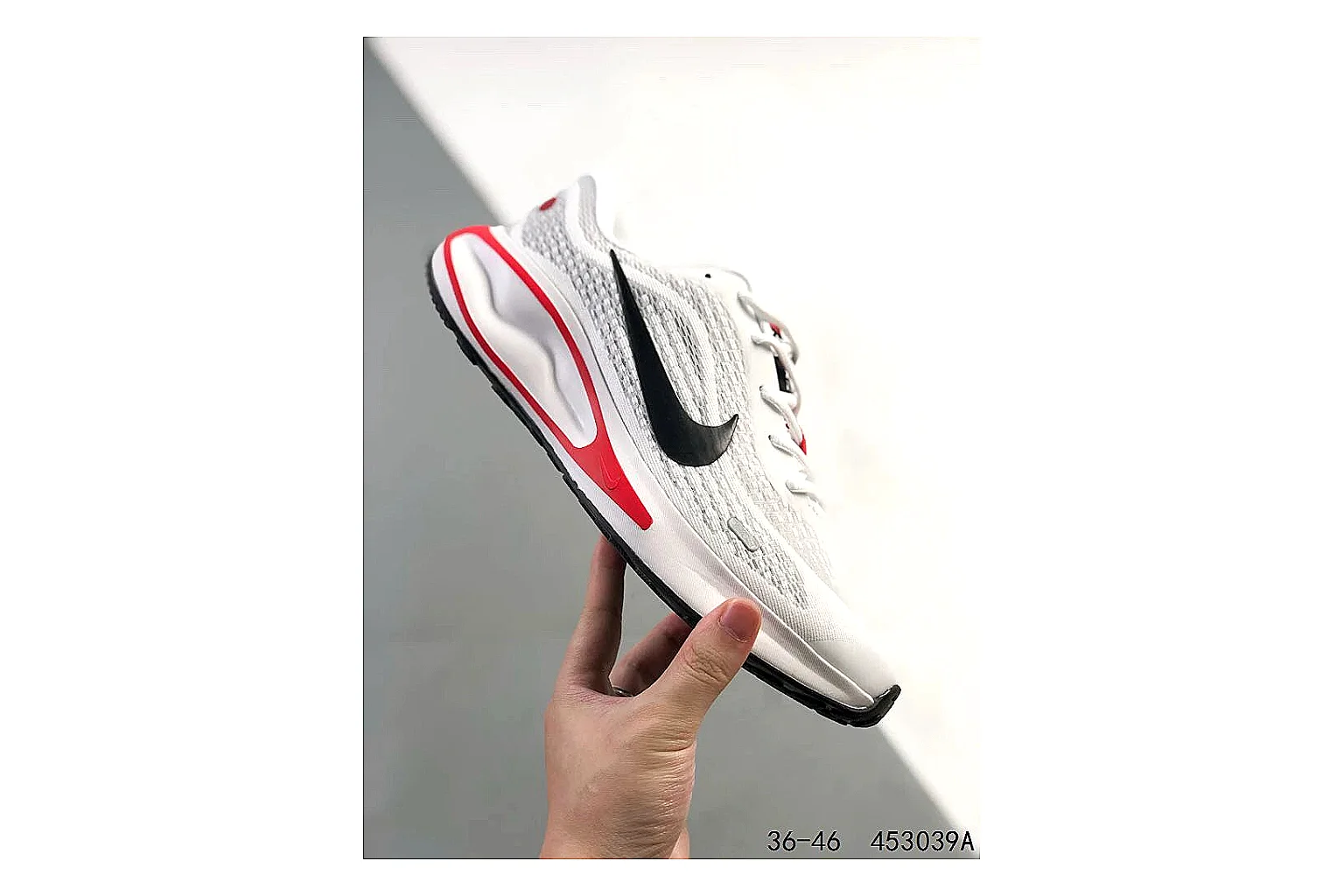 kakosheetbase.com Gray Red Low Top Runner Low Top spreadsheet record six-photo gallery thumbnail 4