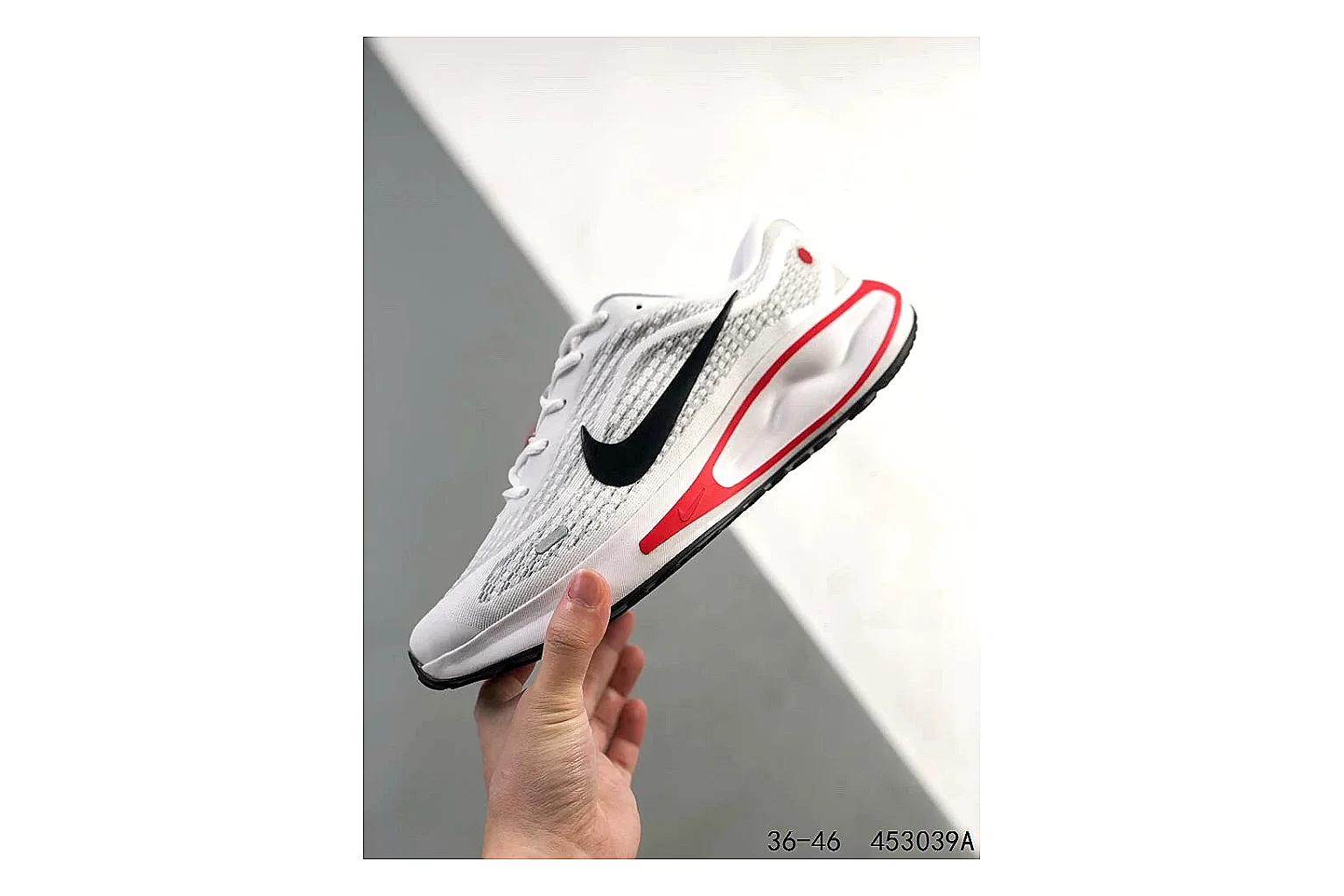 kakosheetbase.com Gray Red Low Top Runner Low Top spreadsheet record six-photo gallery thumbnail 5