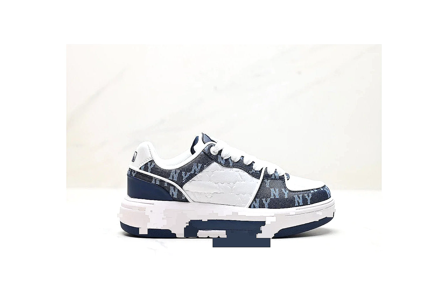 kakosheetbase.com White Blue Low Top Runner Low Top spreadsheet record six-photo gallery thumbnail 2