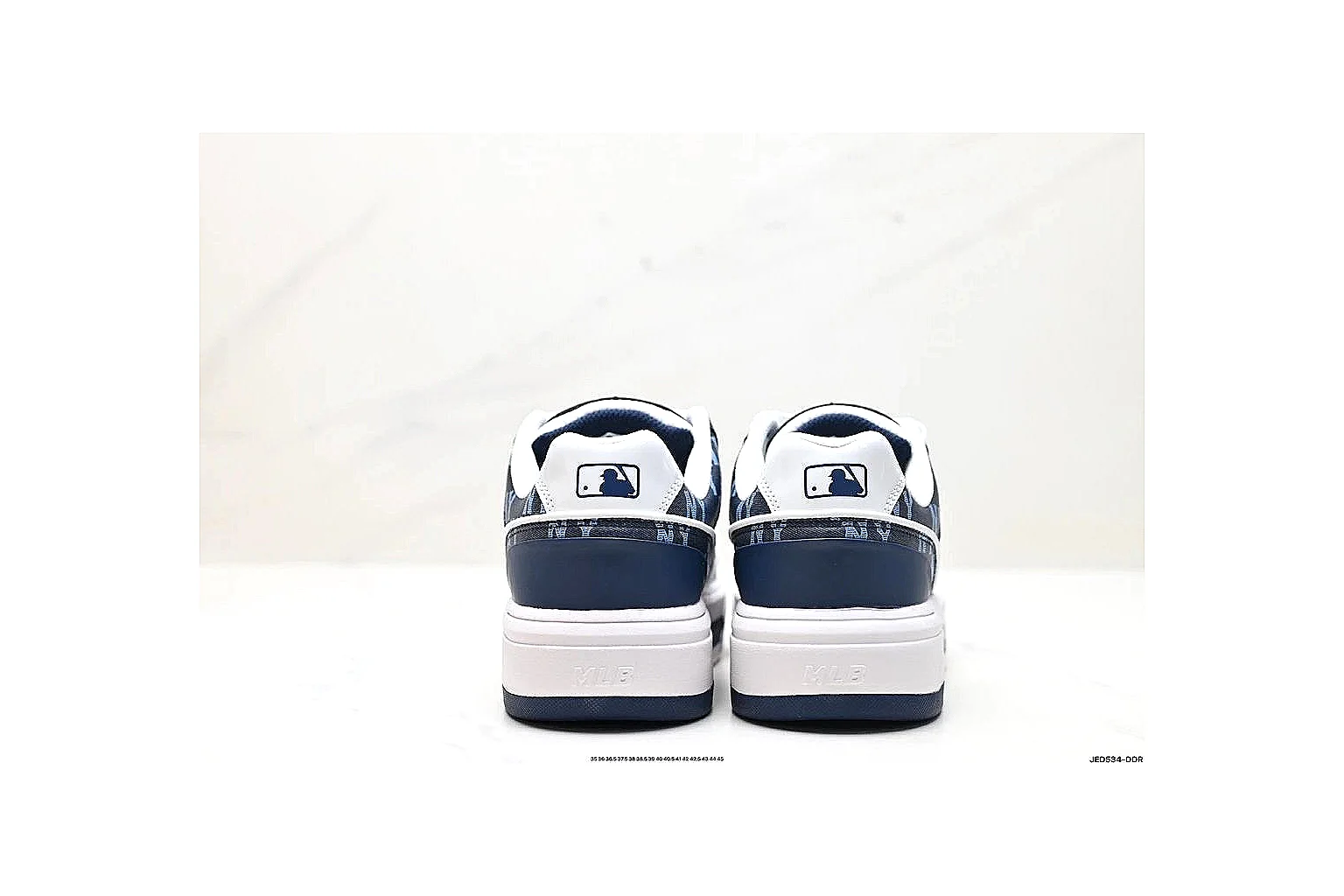 kakosheetbase.com White Blue Low Top Runner Low Top spreadsheet record six-photo gallery thumbnail 5
