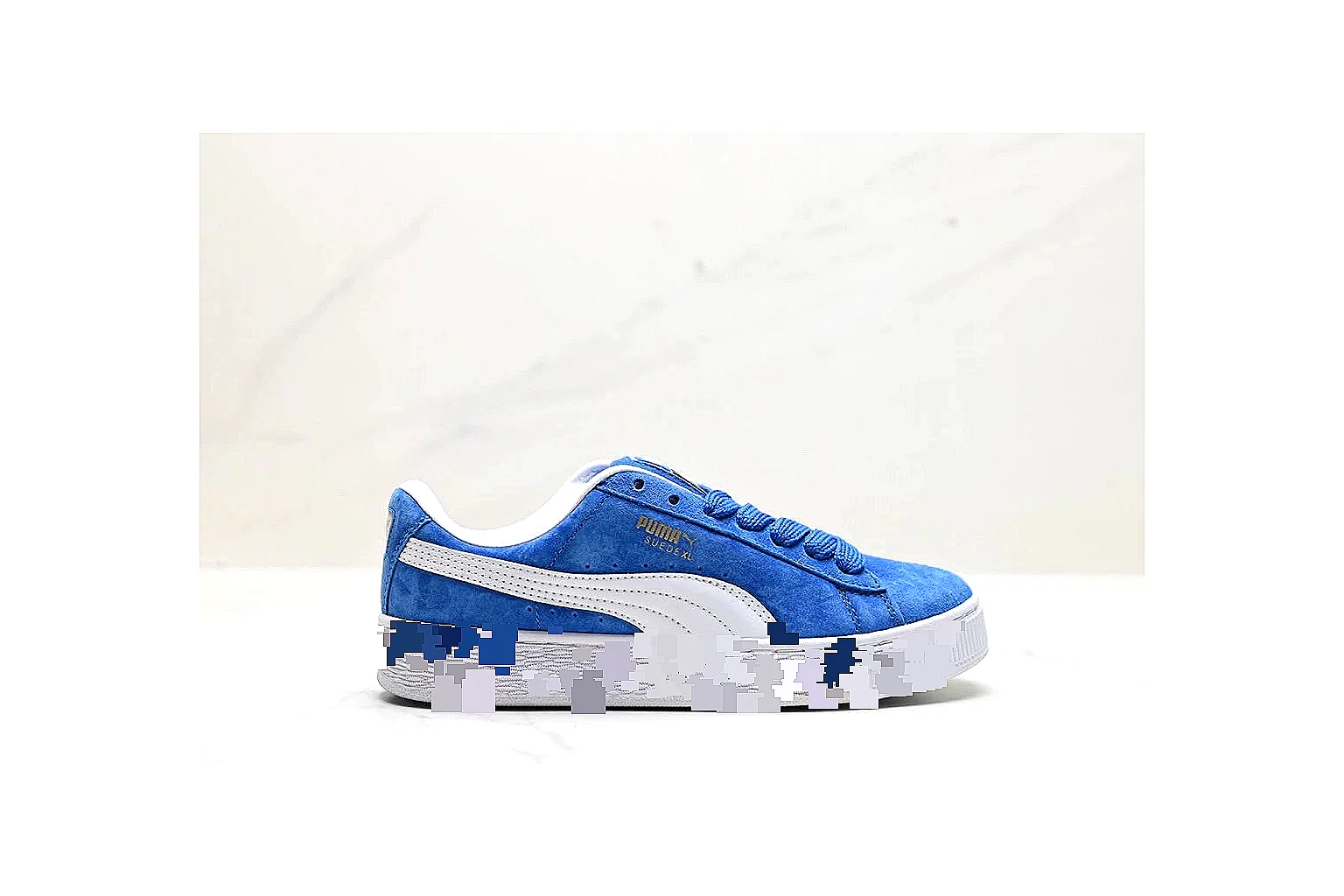 kakosheetbase.com White Blue Low Top Runner Low Top spreadsheet record six-photo gallery thumbnail 2