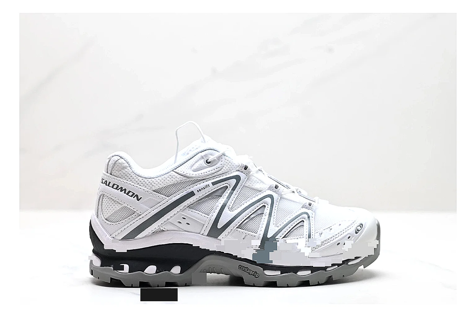 kakosheetbase.com White Gray Low Top Runner Low Top spreadsheet record six-photo gallery thumbnail 2