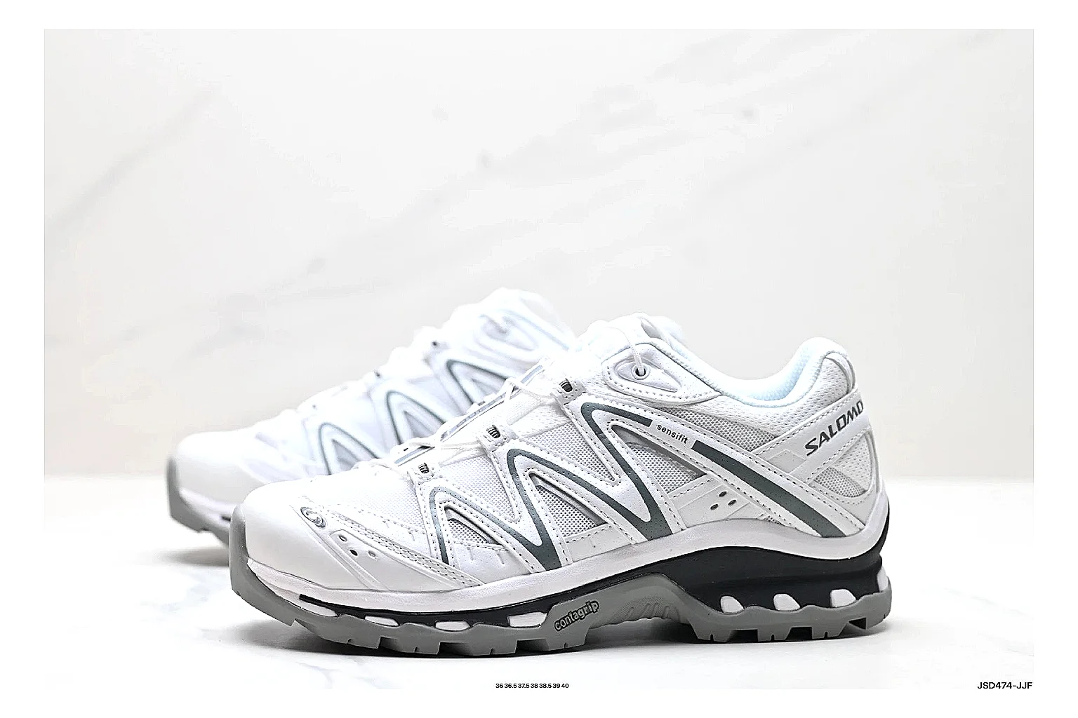 kakosheetbase.com White Gray Low Top Runner Low Top spreadsheet record six-photo gallery thumbnail 4