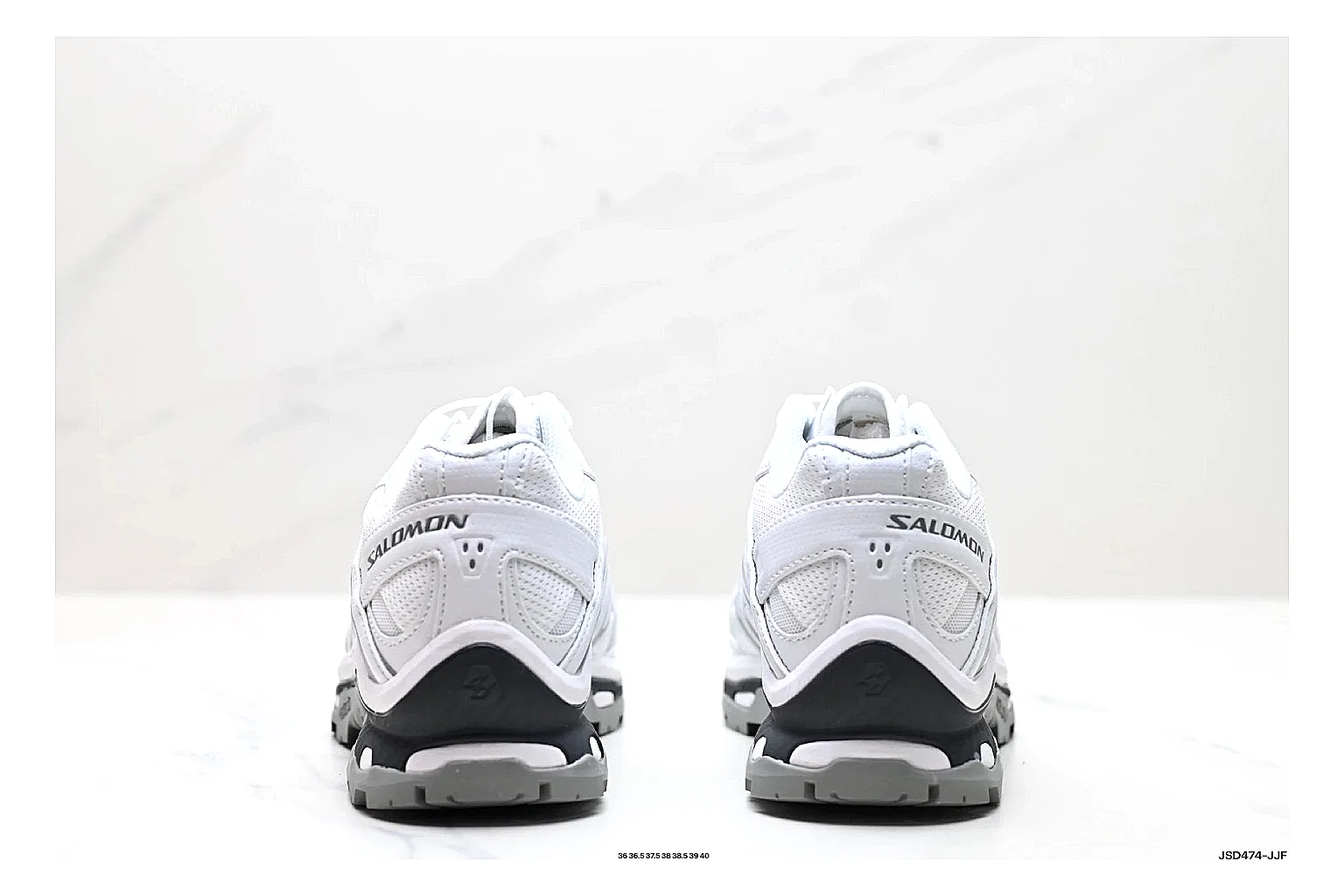 kakosheetbase.com White Gray Low Top Runner Low Top spreadsheet record six-photo gallery thumbnail 5