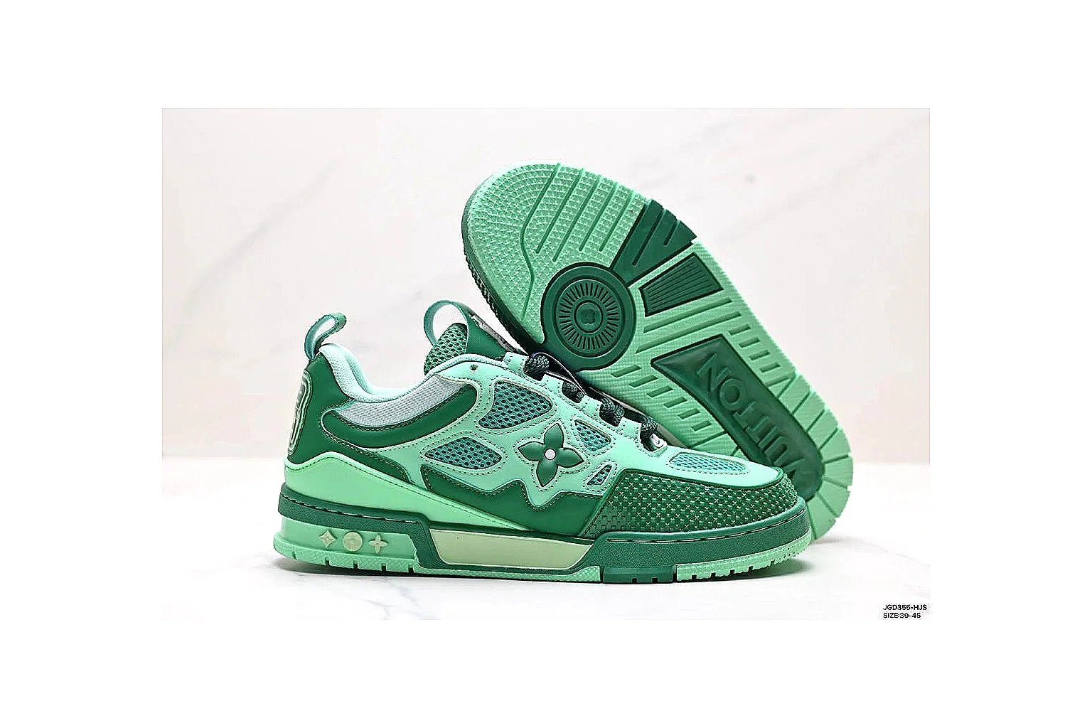 kakosheetbase.com White Green Low Top Runner Low Top spreadsheet record six-photo gallery