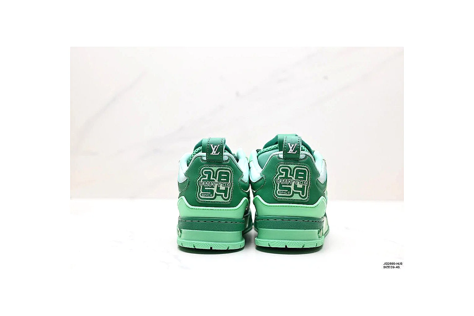 kakosheetbase.com White Green Low Top Runner Low Top spreadsheet record six-photo gallery thumbnail 5
