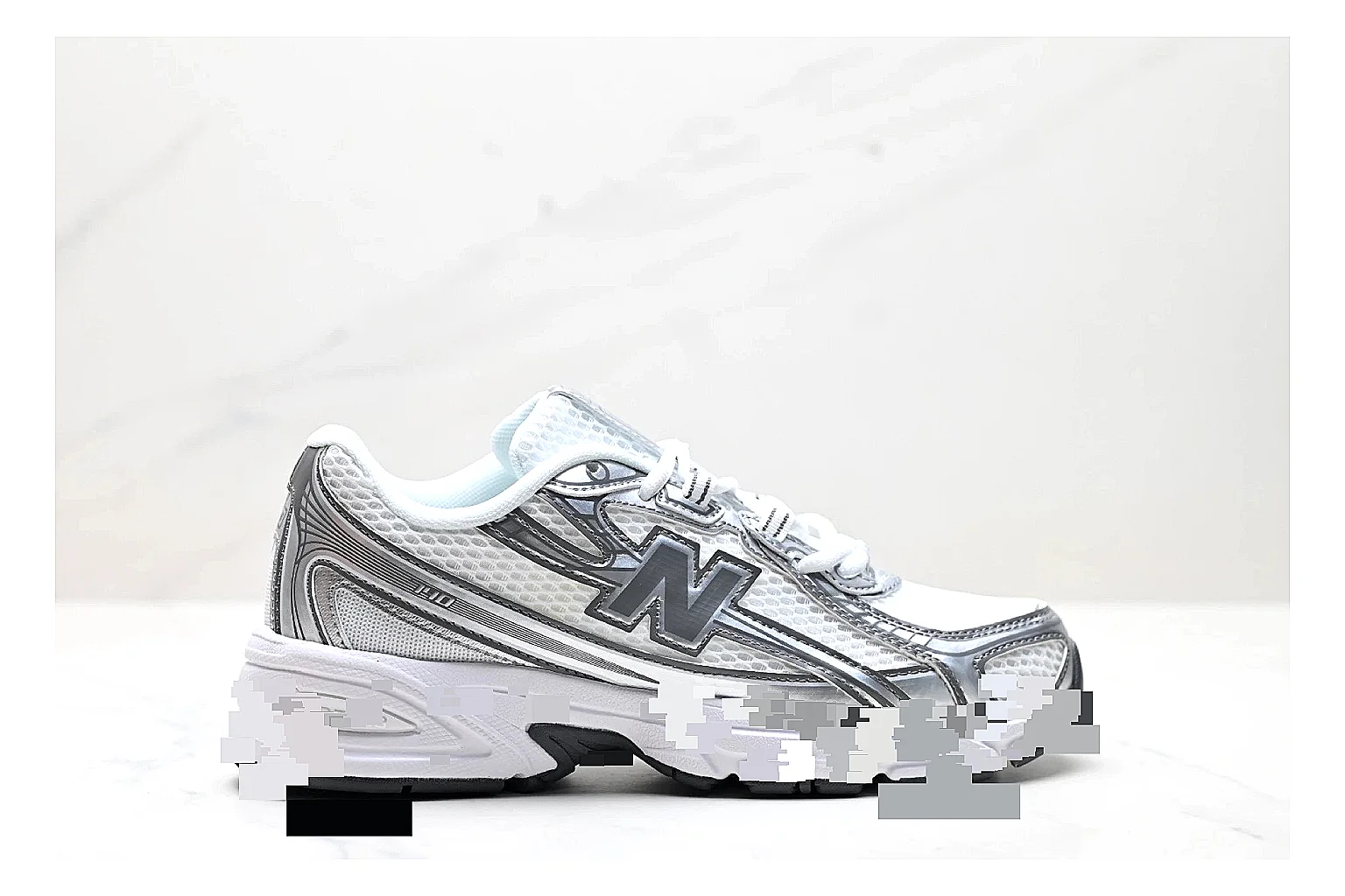 kakosheetbase.com White Silver Low Top Runner Low Top spreadsheet record six-photo gallery thumbnail 2