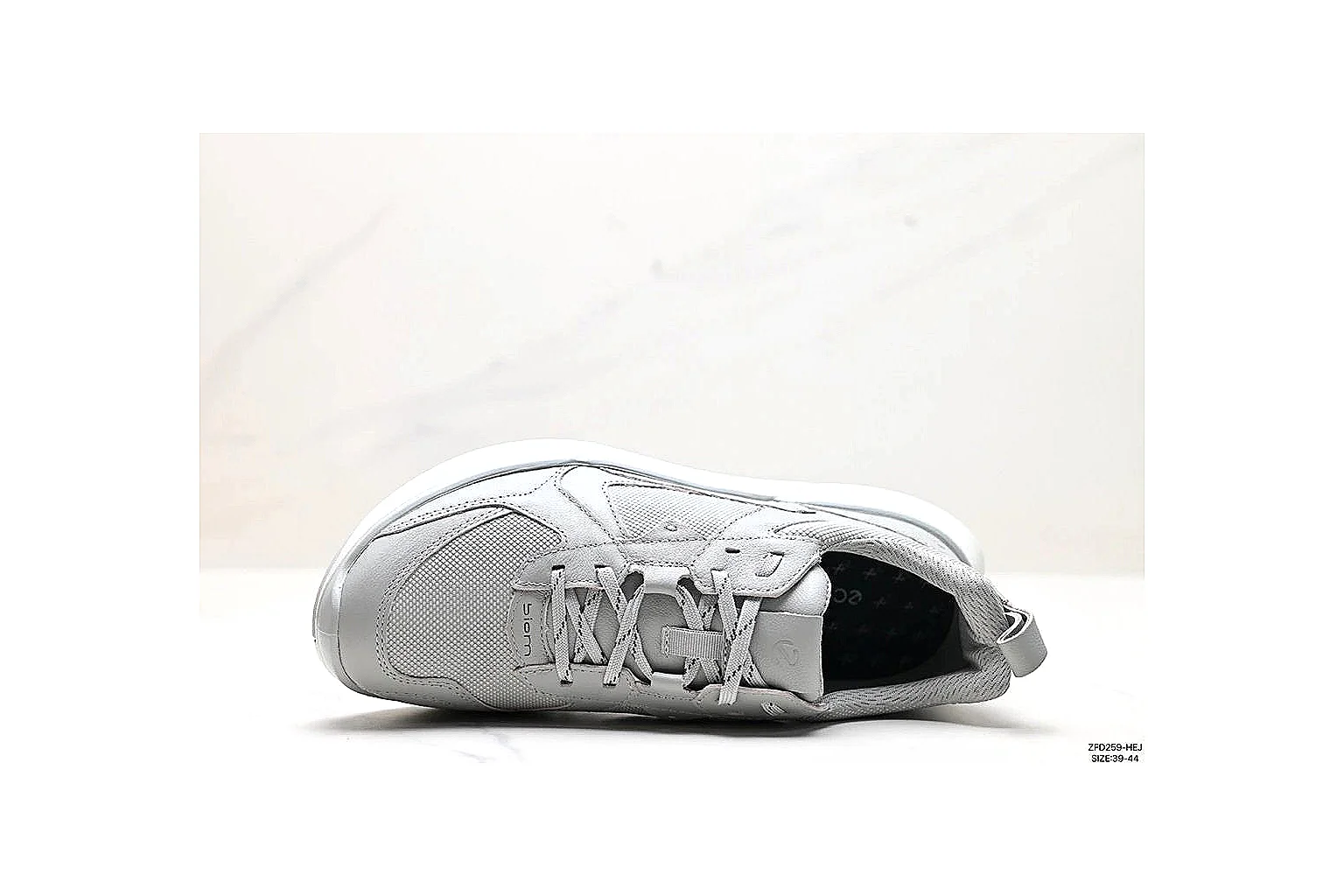 kakosheetbase.com White Silver Low Top Runner Low Top spreadsheet record six-photo gallery thumbnail 6