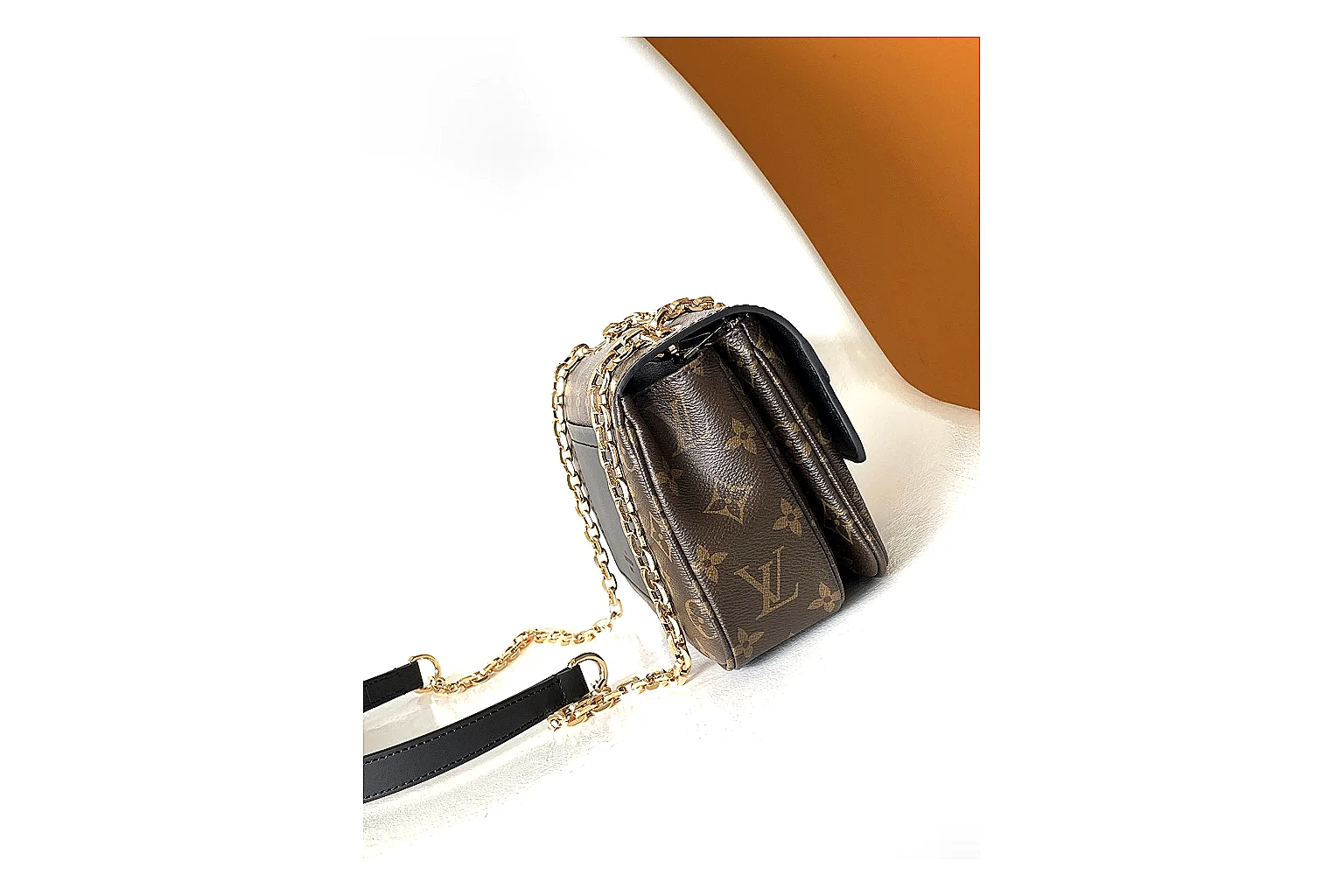 kakosheetbase.com Louis Vuitton Brown Monogram Mini Pochette 0801 Brown Monogram mini-crossbody product image thumbnail 2