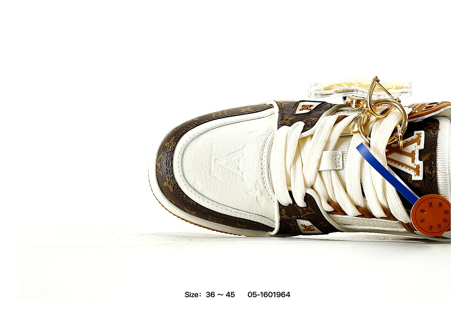kakosheetbase.com Louis Vuitton White Brown Trainer 3852 White Brown low-top product image thumbnail 4
