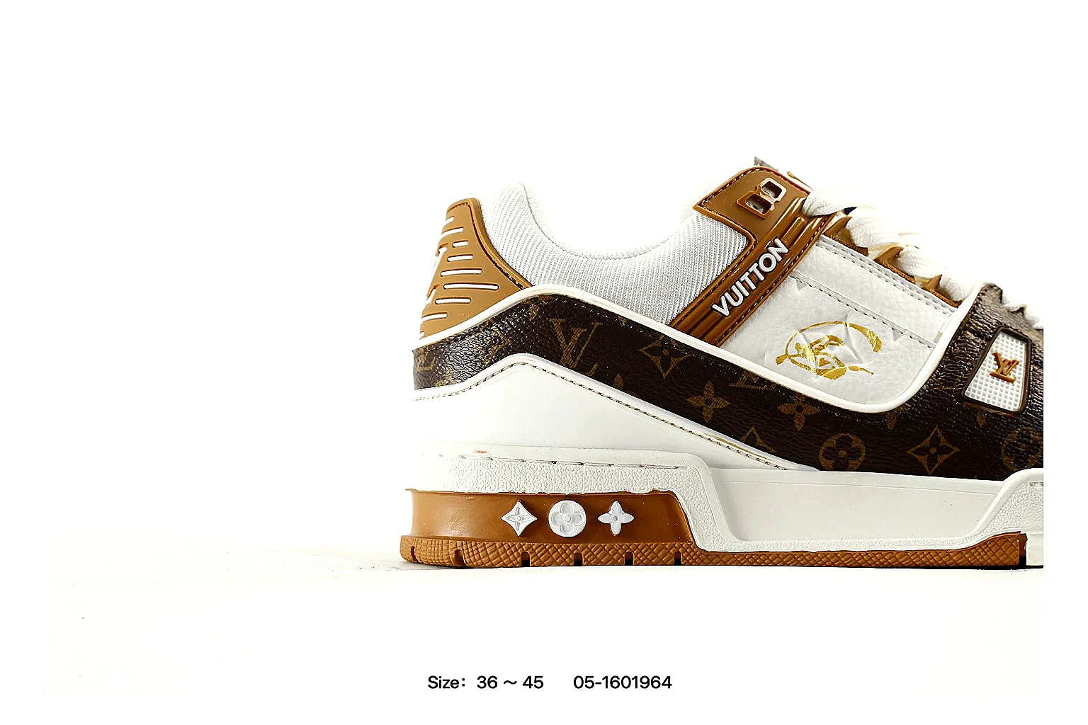 kakosheetbase.com Louis Vuitton White Brown Trainer 3852 White Brown low-top product image thumbnail 6