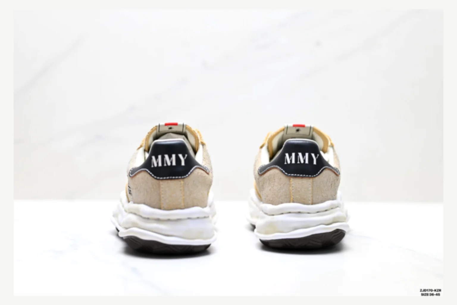 Maison Mihara Yasuhiro Blakey White Black Low Top spreadsheet record image SKU 1182167448 thumbnail 5