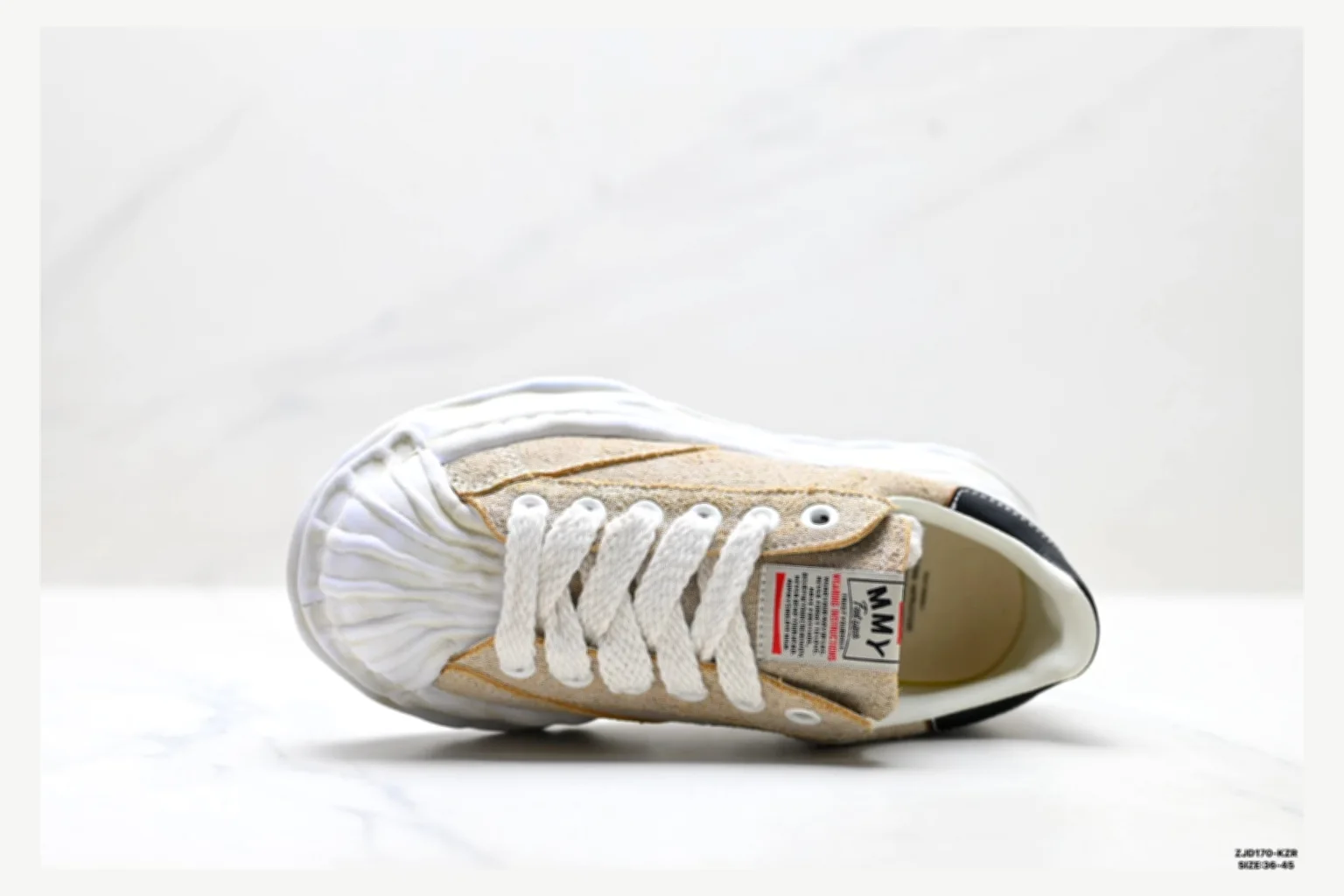 Maison Mihara Yasuhiro Blakey White Black Low Top spreadsheet record image SKU 1182167448 thumbnail 6