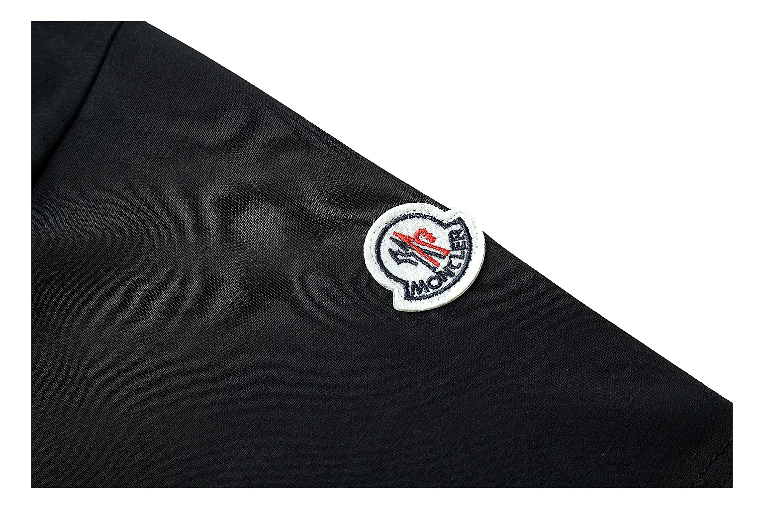 kakosheetbase.com Moncler Black Logo Tee 0946 Black short-sleeve-tee product image thumbnail 4