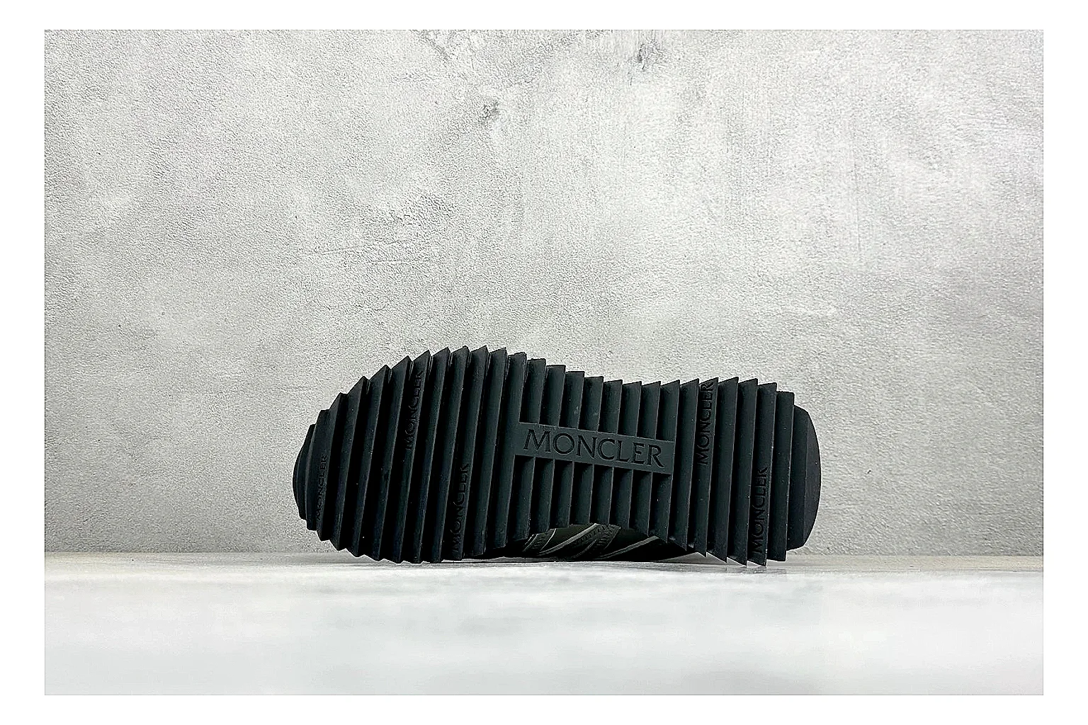 Moncler Pacey Grey Suede spreadsheet record image showing grey suede upper, rugged white outsole, low collar, and soft neutral streetwear tone thumbnail 4