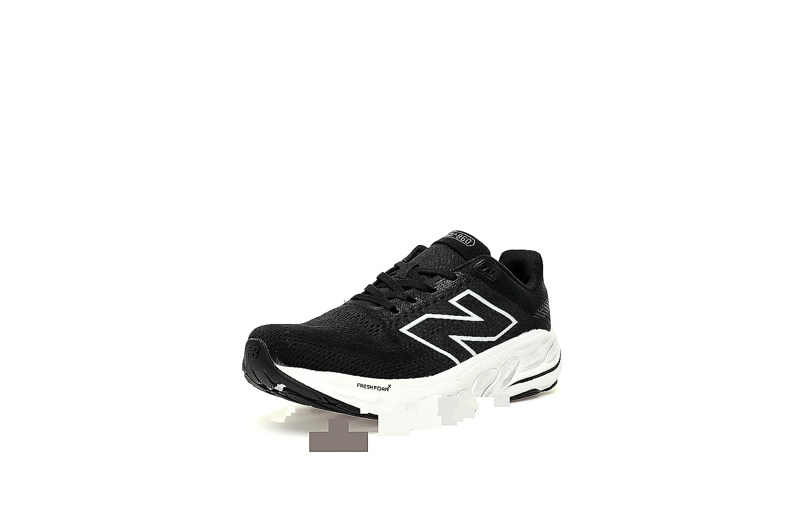 Kako Sheetbase record image for New Balance Black White Runner Sneaker