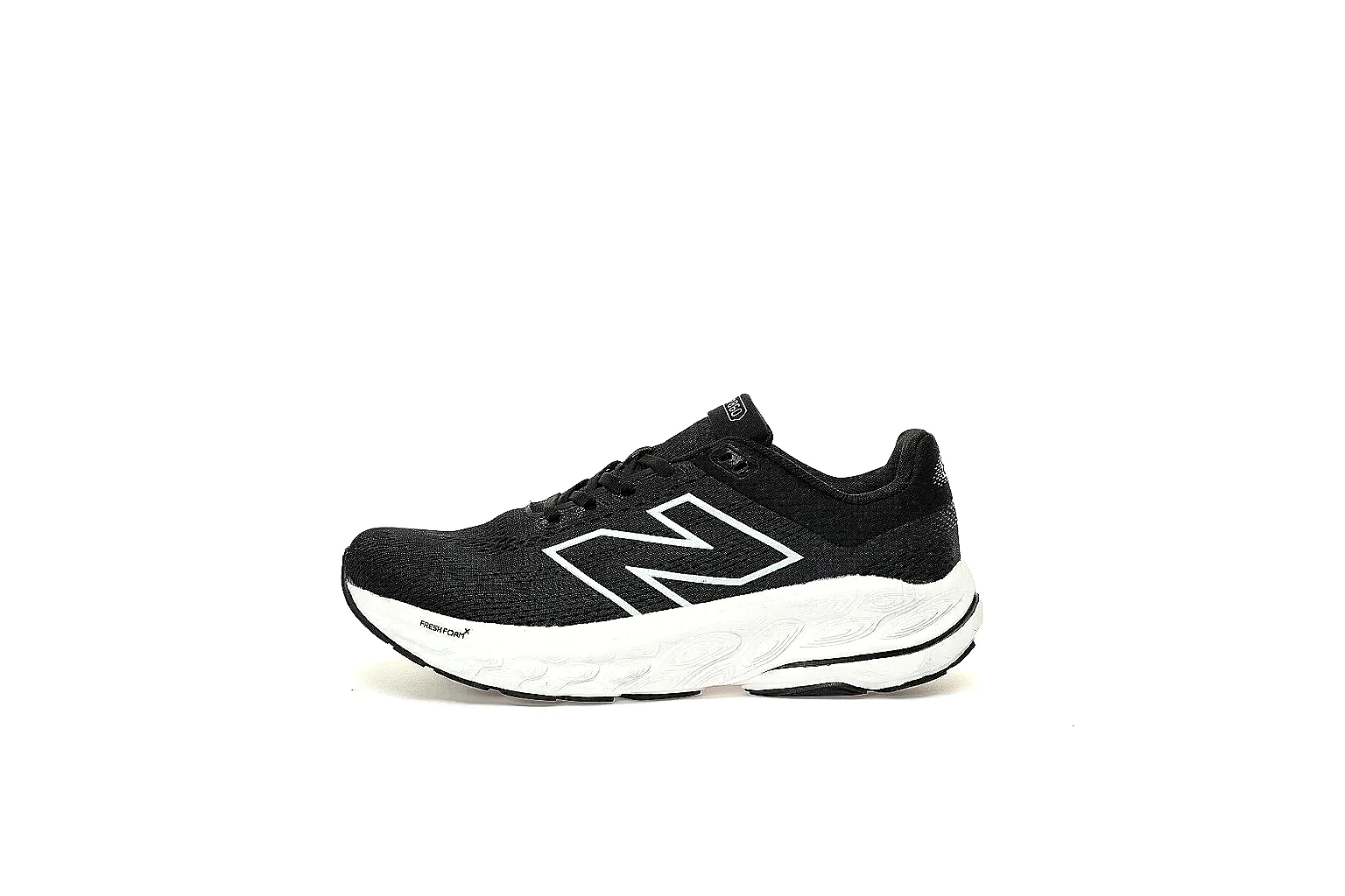 Kako Sheetbase record image for New Balance Black White Runner Sneaker thumbnail 6