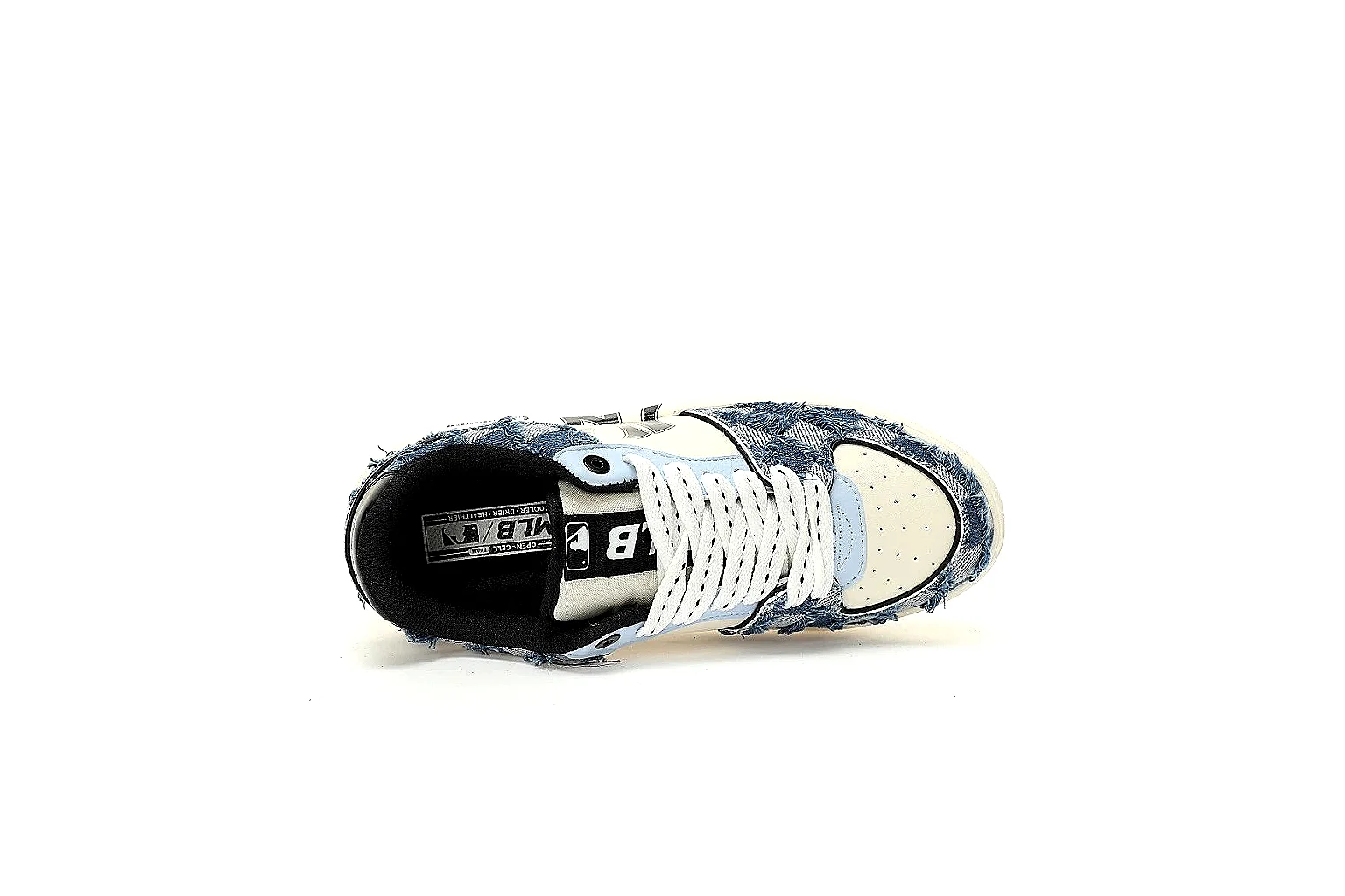 Kako Sheetbase record image for New Balance Camo Blue Runner Sneaker thumbnail 3