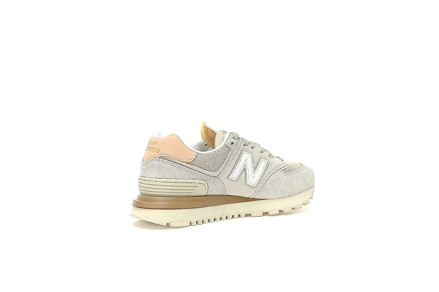Kako Sheetbase record image for New Balance Gray Beige Retro Runner Sneaker thumbnail 3