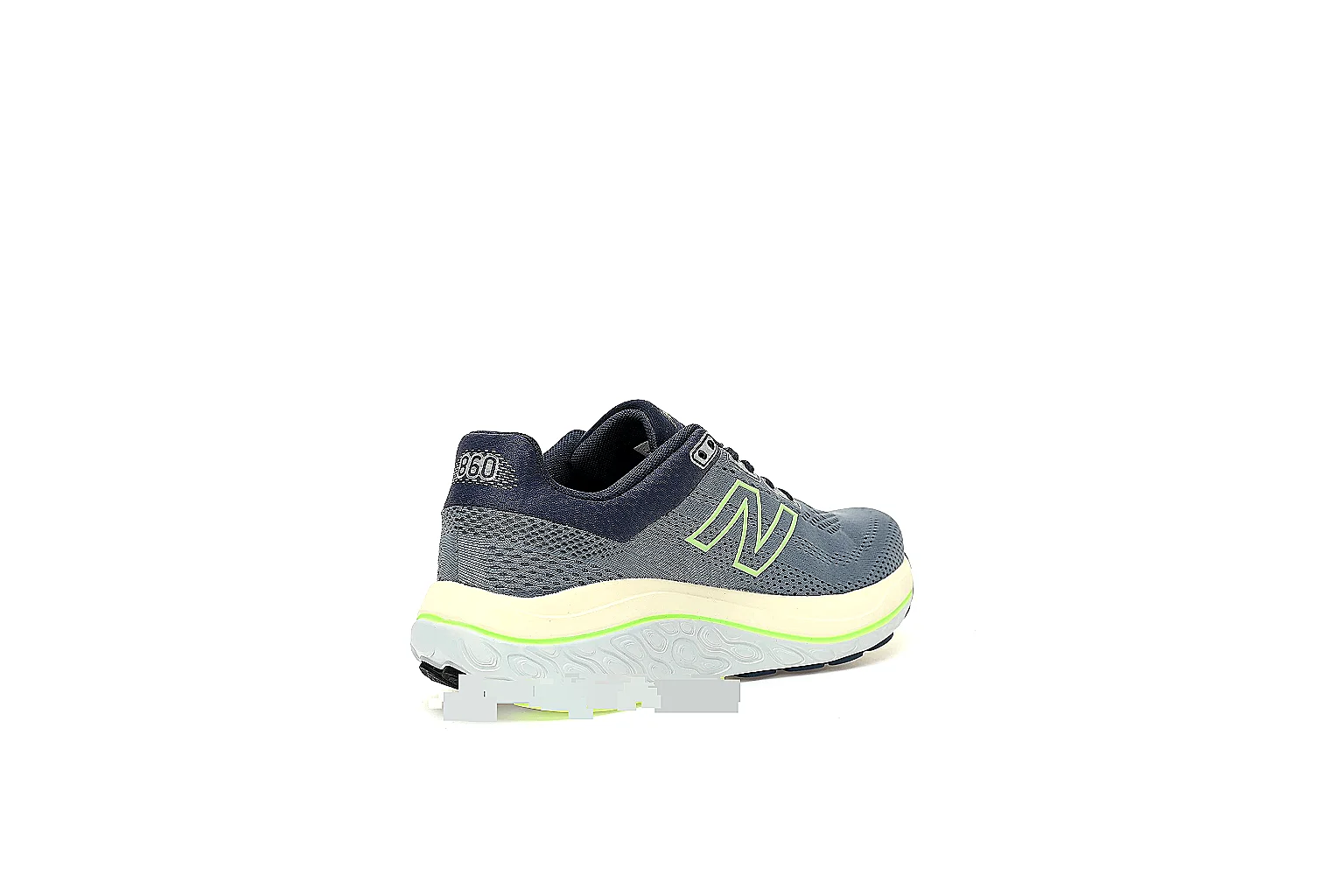 Kako Sheetbase record image for New Balance Gray Neon Runner Sneaker