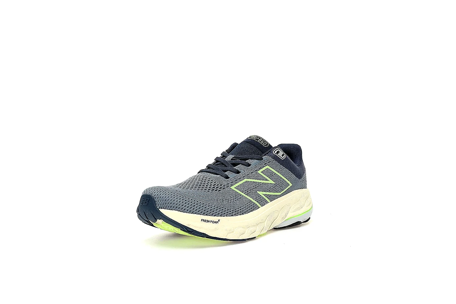 Kako Sheetbase record image for New Balance Gray Neon Runner Sneaker thumbnail 2