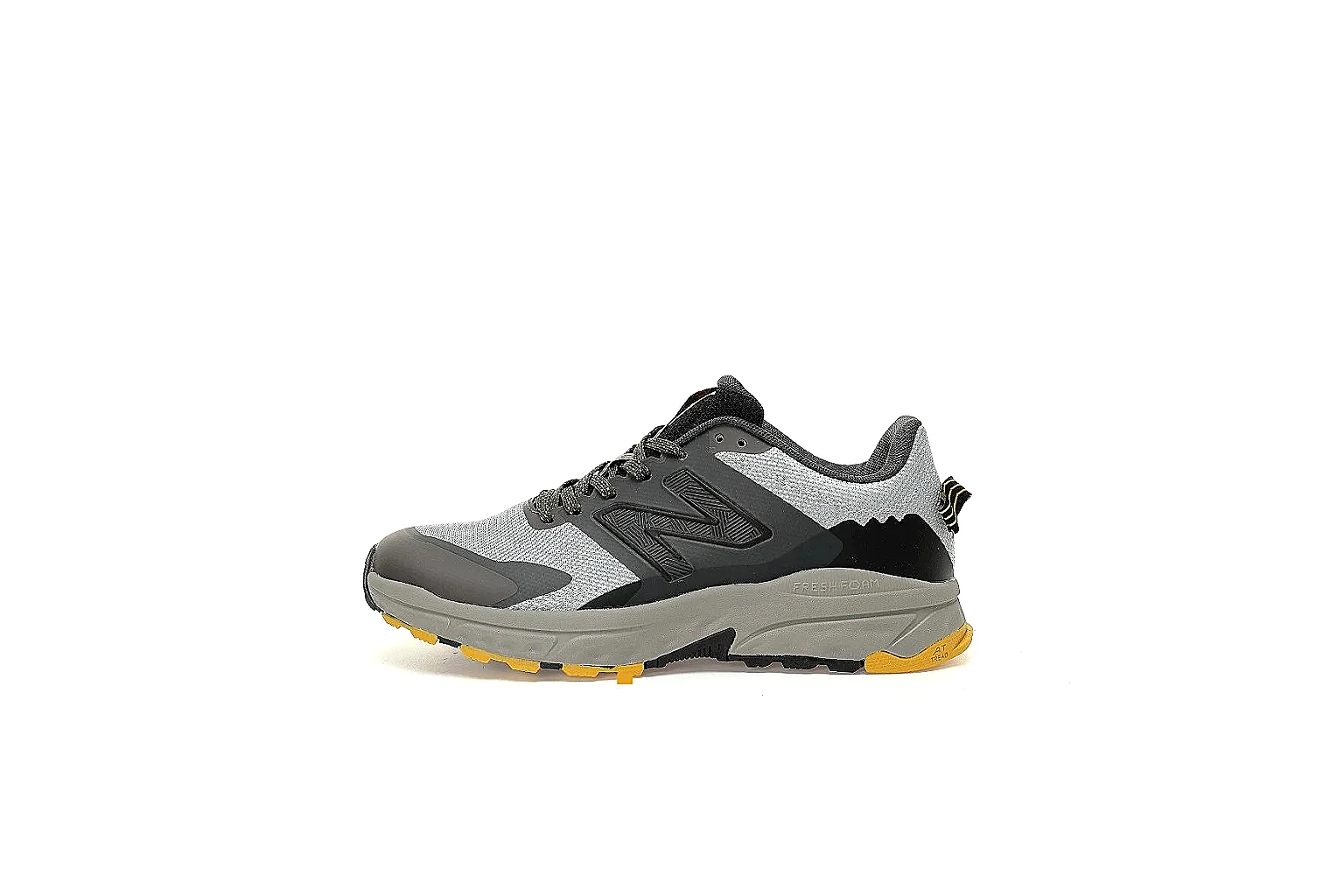 Kako Sheetbase record image for New Balance Gray Yellow Runner Sneaker