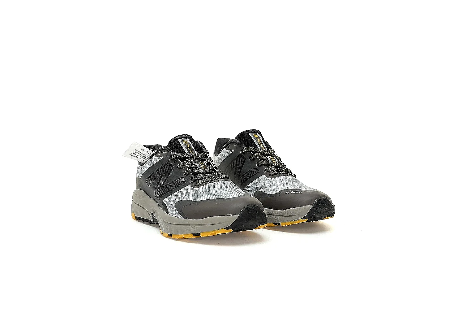 Kako Sheetbase record image for New Balance Gray Yellow Runner Sneaker thumbnail 5